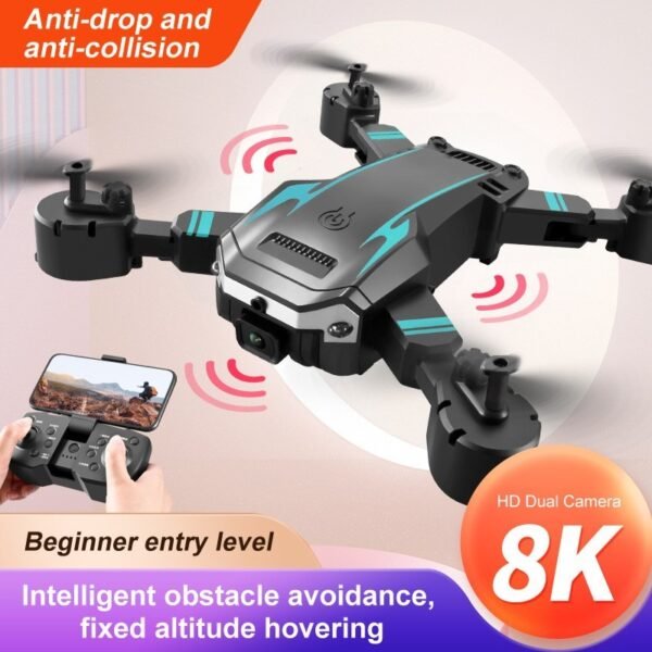 High Definition 8K Folding Intelligent Obstacle Avoidance Drone - Image 5