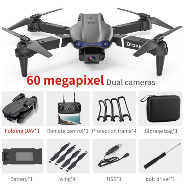 E99 Folding Drone Quadcopter Remote Control Handle Four Axis HD 4K Photography UAV Altitude Fixation - Image 6