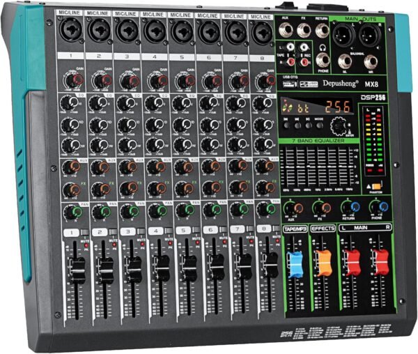 Depusheng MX8 8 Channel Sound Mixer - Image 5