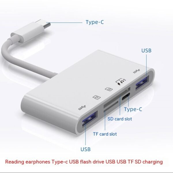 Reader Type-c Mobile Phone Connection SD TF Card Adapter Cable Read U Disk Adaptor - Image 8