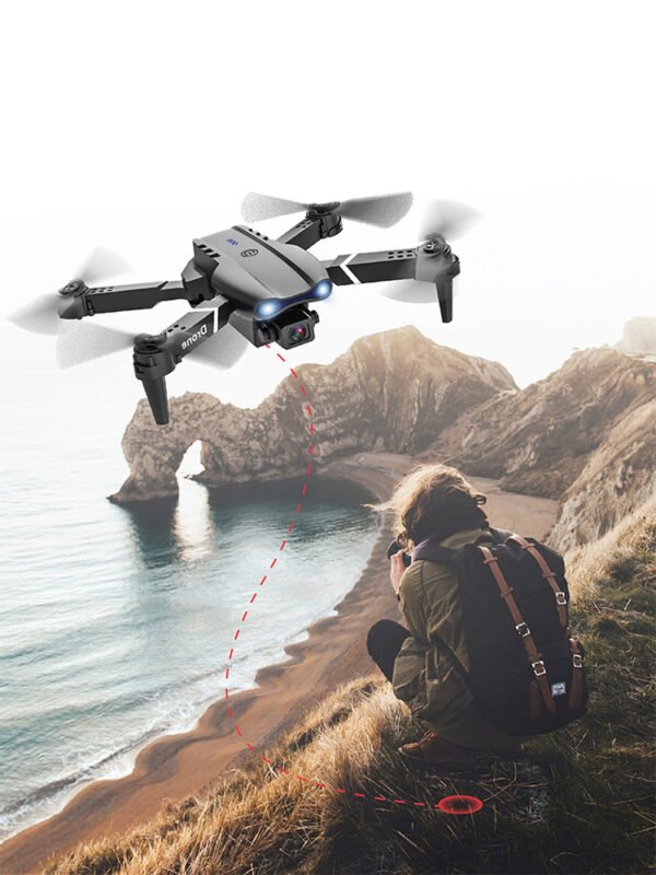 E99 Folding Drone Quadcopter Remote Control Handle Four Axis HD 4K Photography UAV Altitude Fixation - Image 9