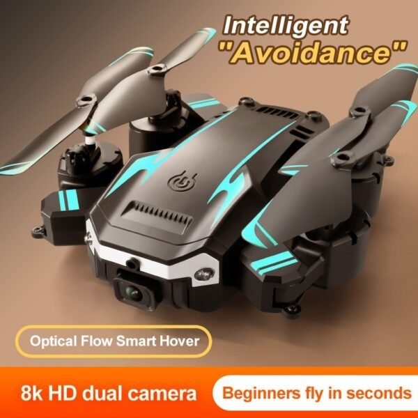 High Definition 8K Folding Intelligent Obstacle Avoidance Drone - Image 2